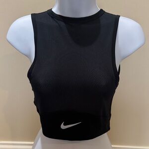 Nike Black Sleeveless Mesh Top